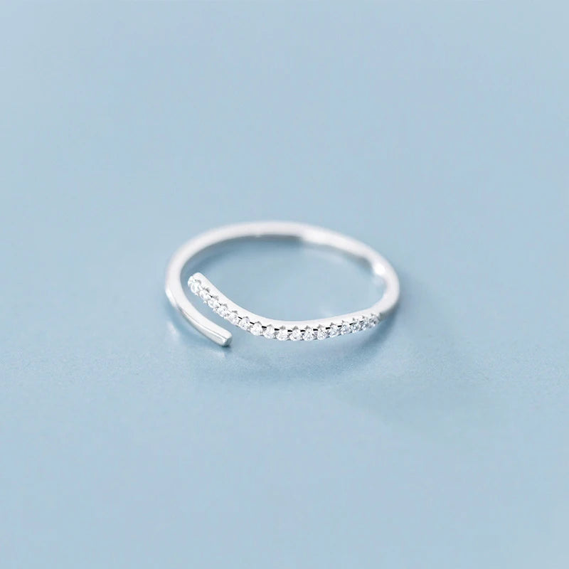 Adjustable Zirconia Stackable Ring