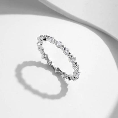 Slim CZ Eternity Ring.