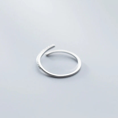 Adjustable Zirconia Stackable Ring