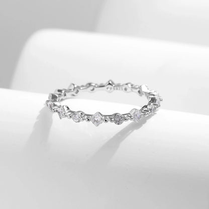 Slim CZ Eternity Ring.