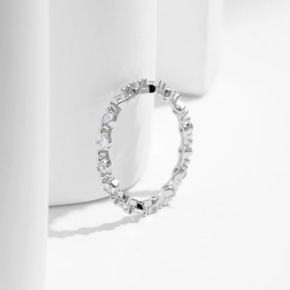 Slim CZ Eternity Ring.