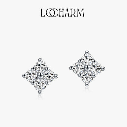 Dazzling Moissanite Stud Earrings