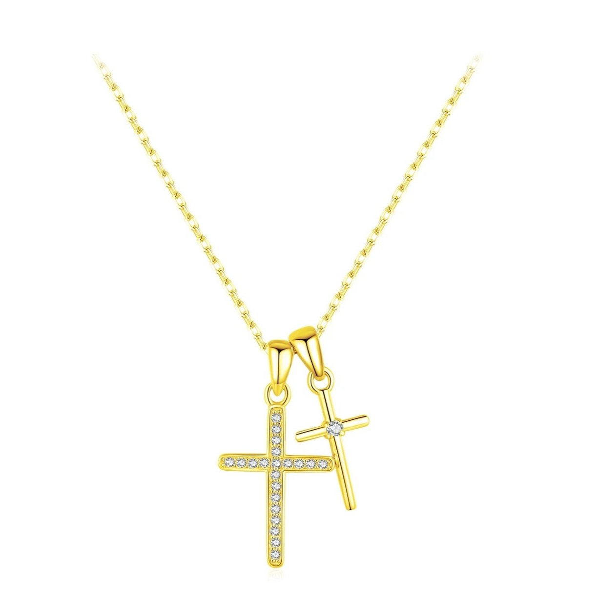 Eternal Cross Spark Necklace